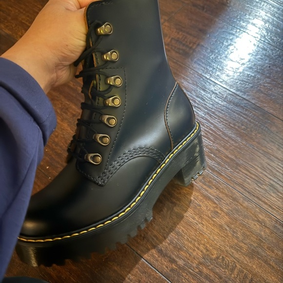 Dr. Martens Black Lace Up Boots - Picture 3 of 4